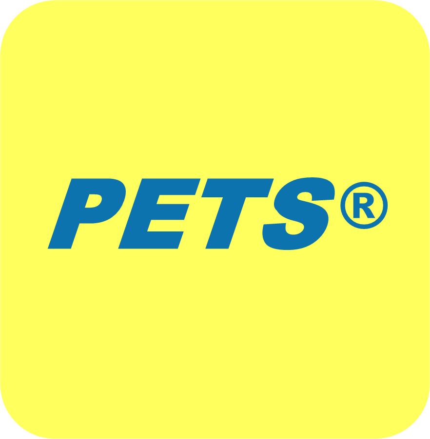 PETS LOGO_fadedyellow pricing support software quote service quote pets license agreement